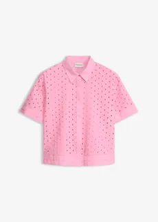 Chemisier à broderies anglaises • rose • Boutique bonprix