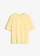 Shirt met kanten rand, Kleur: lichtgeel