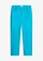 Pantaloni 7/8 cu talie elastică, cu stretch, culoare: albastru-lagună