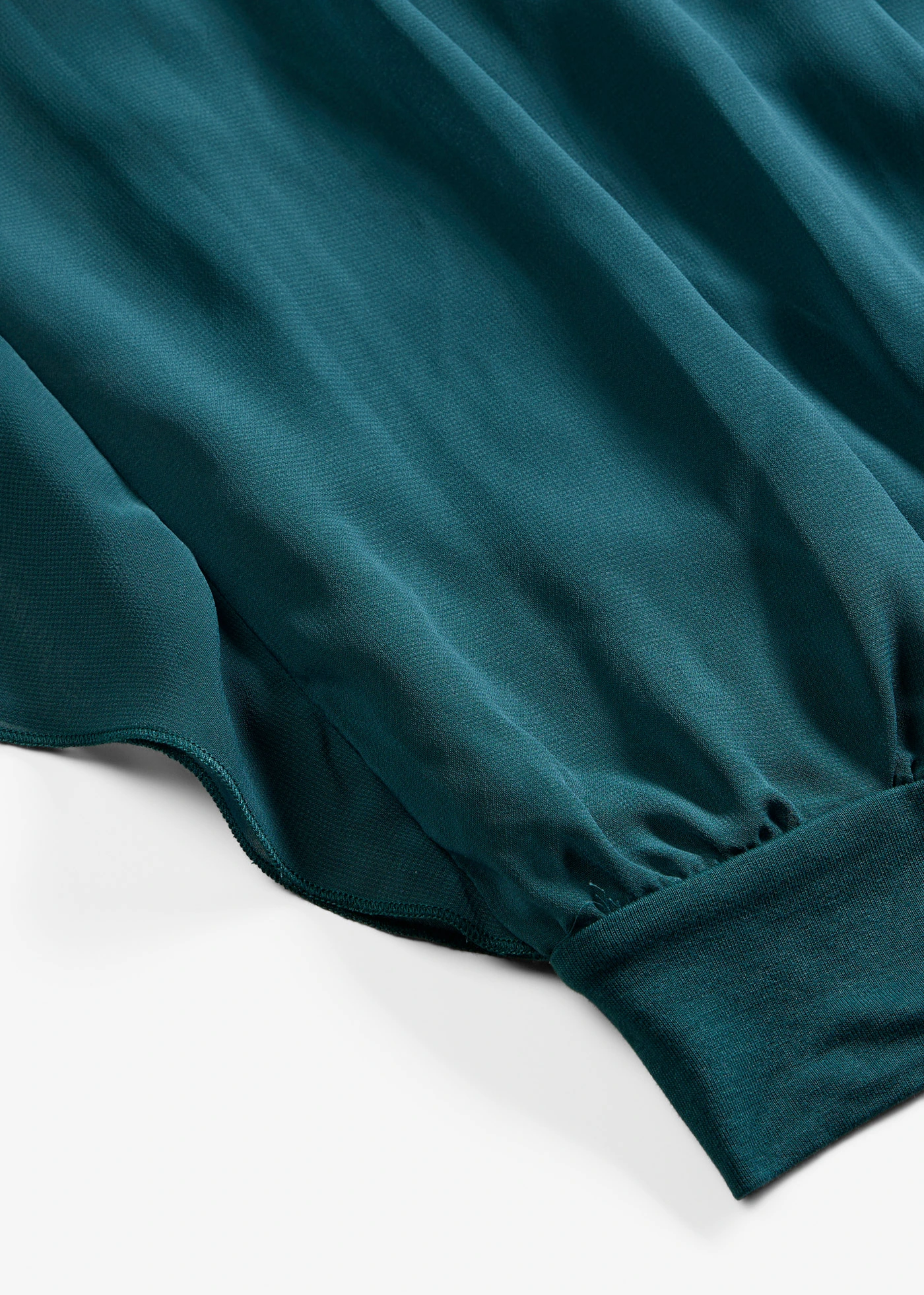 Chiffon blouse met ondershirt • diepgroen • bonprix online shop