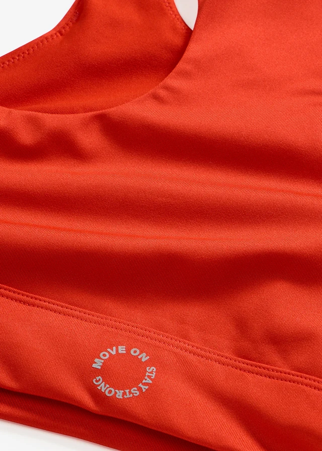 Soutien-gorge de sport dos nageur, maintien léger • rouge • product-page.page-title-suffix