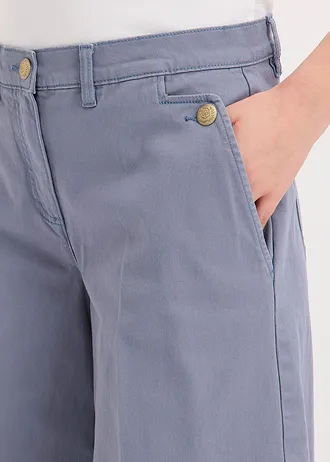 Pantaloni Wide Leg cu stretch • albastru fumuriu • magazin bonprix