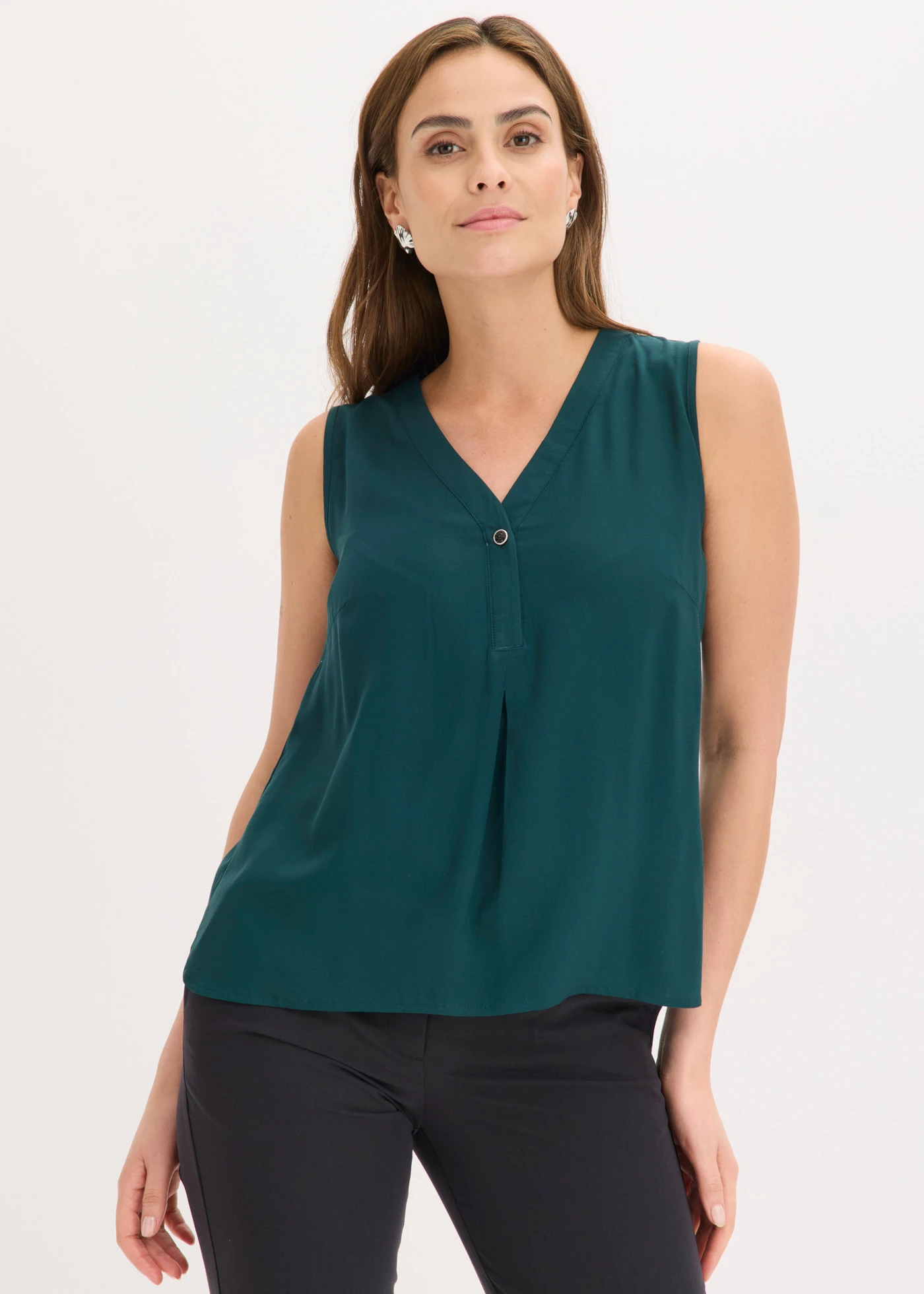 Top din viscoză • verde profund • magazin bonprix