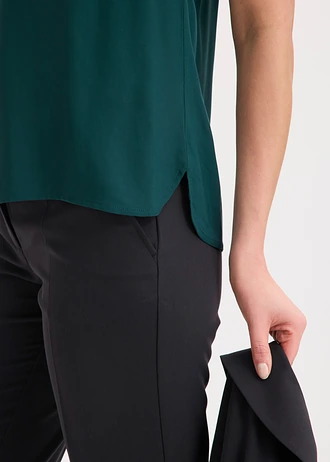 Viszkóz top • mélyzöld • bonprix áruház