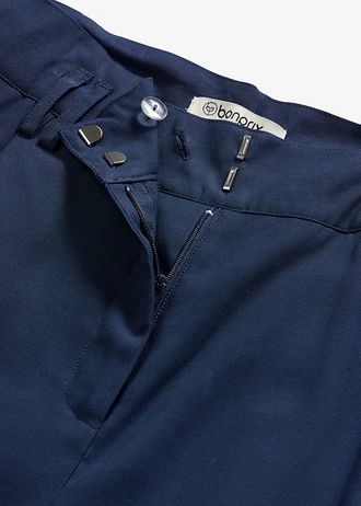 Bermuda van soepele viscose • donkerblauw • bonprix online shop