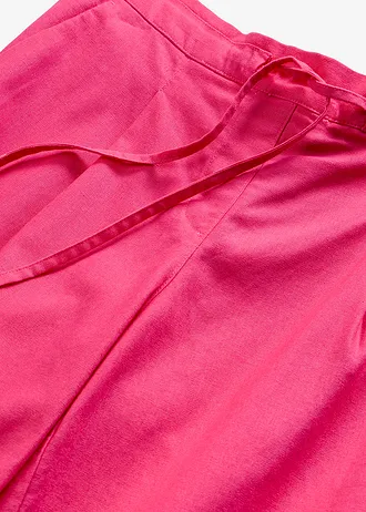 Spodnie lniane • różowy "pinklady" • sklep bonprix