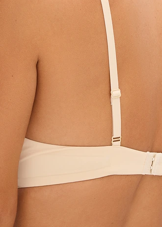 Sutien vătuit fără cusături și fără armătură • bej nisipiu • magazin bonprix