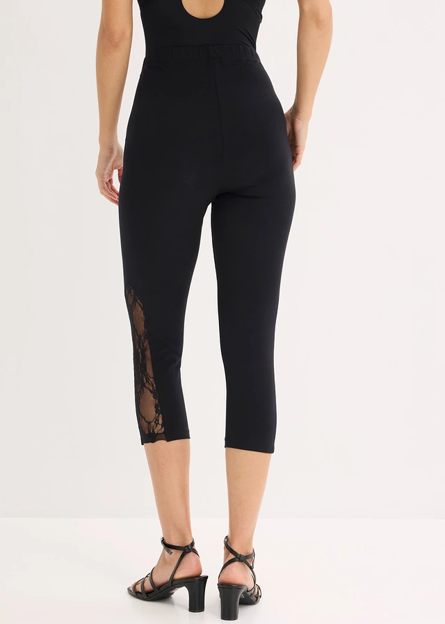 Capri legging met kant • zwart • product-page.page-title-suffix
