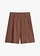 Bermuda fluide, Couleur: marron