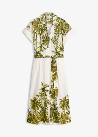 Rochie rafinată tip cămaşă cu cordon în talie