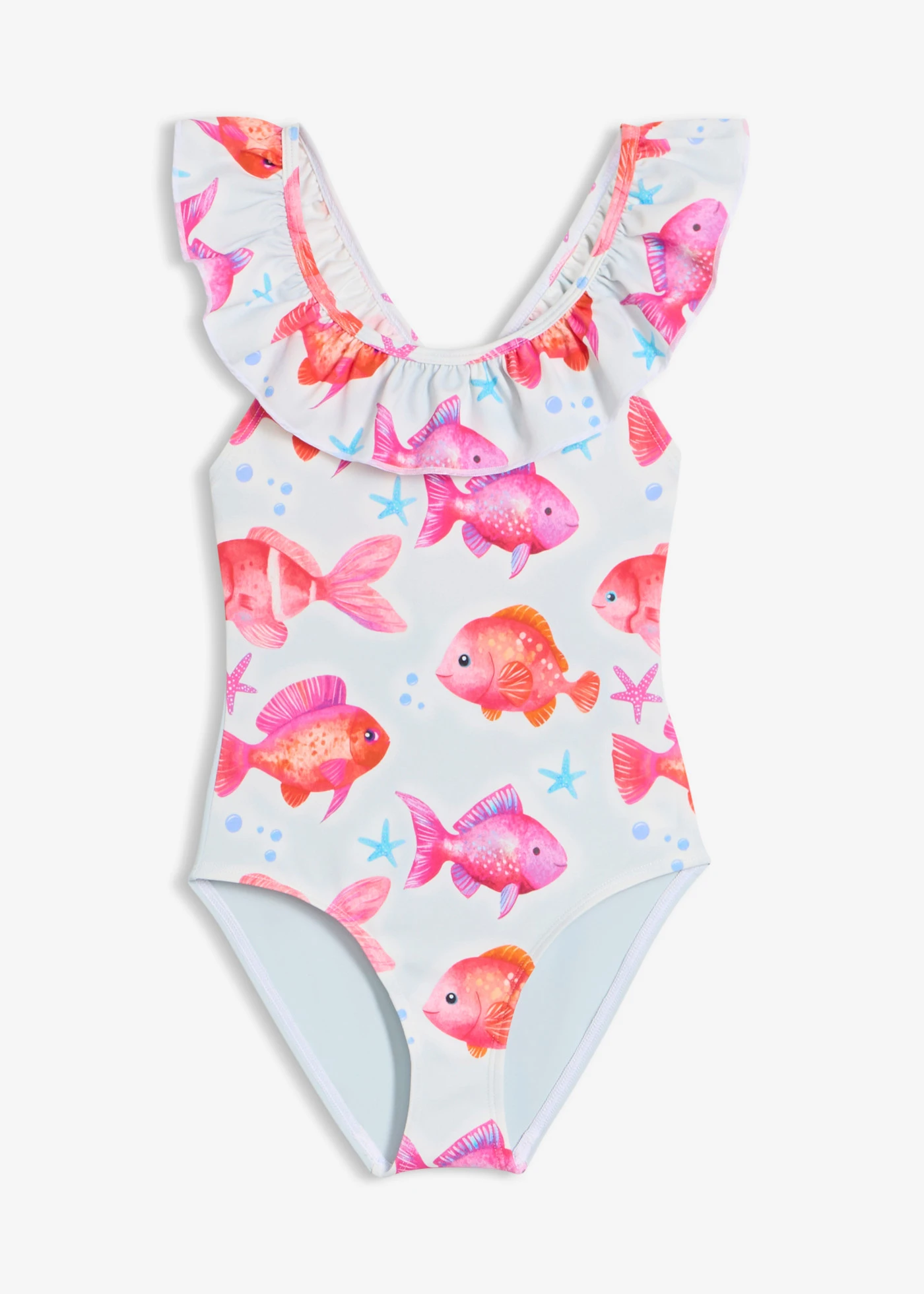 Badpak • poederblauw met print • bonprix online shop