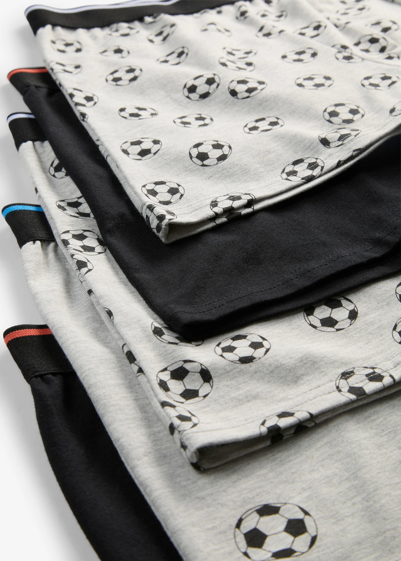 Strakke boxershorts, midi lengte (set van 5) • zwart+lichtgrijs gemêleerd • bonprix online shop