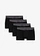 Boxerky (5 ks v balení), barva: černá