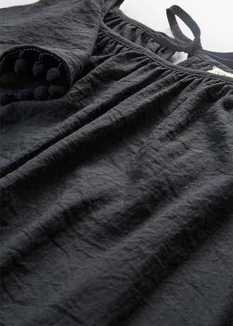 Bluză din material moale cu viscoză • negru • magazin bonprix