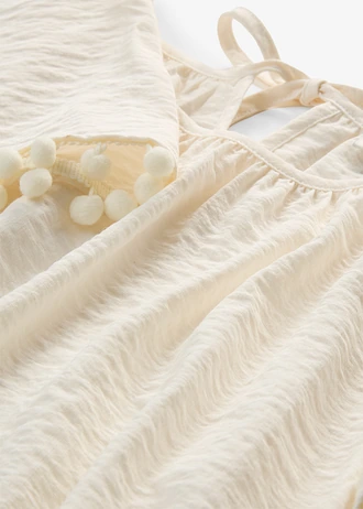 Blouse in een zachte viscosemix • wolwit • bonprix online shop