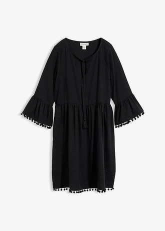 Rochie din viscoză fluidă • negru • magazin bonprix