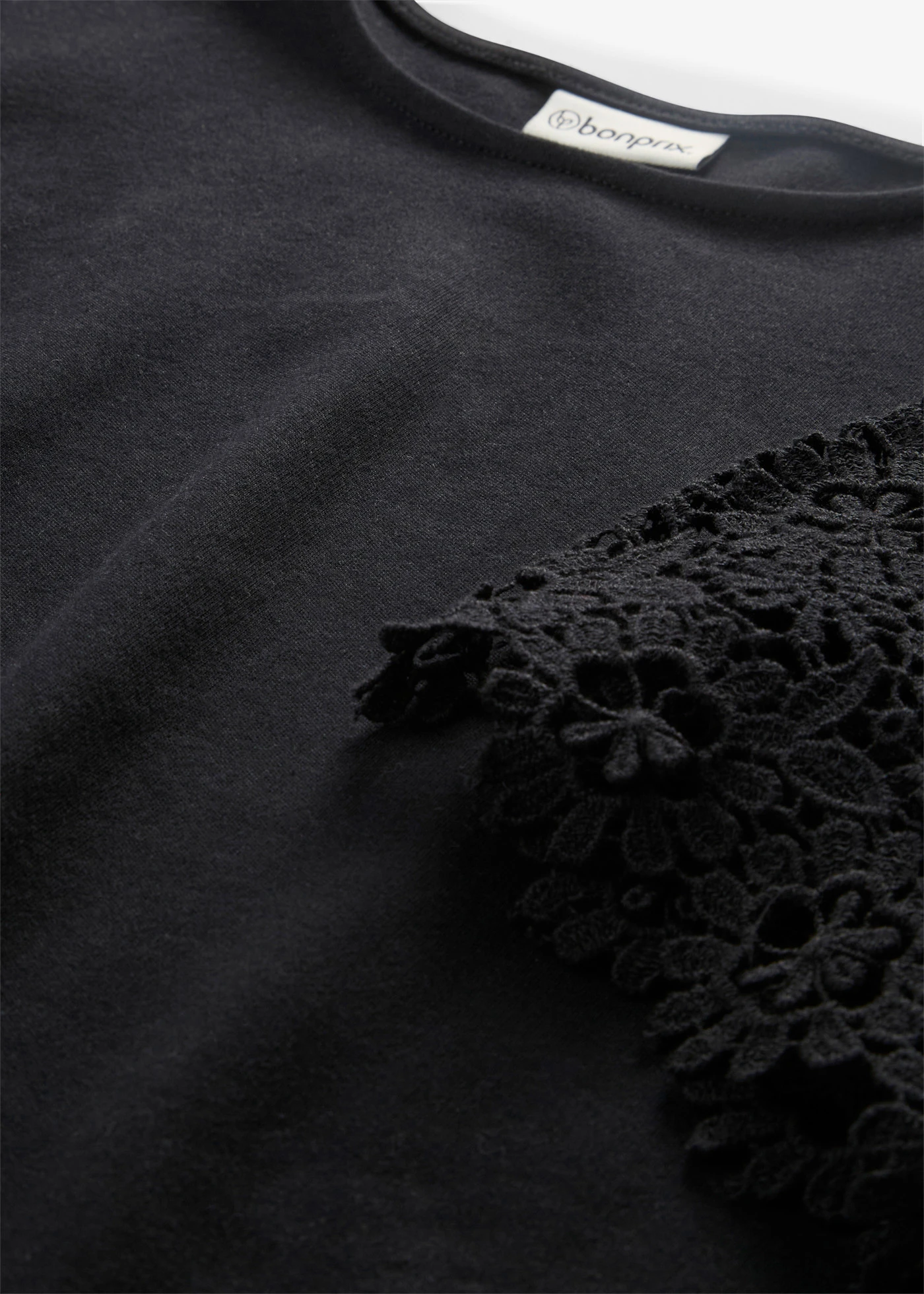 Shirt van katoen • zwart • bonprix online shop