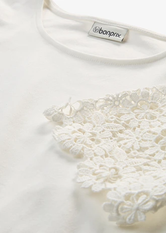 Shirt van katoen • wolwit • bonprix online shop