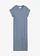Robe en jersey, Couleur: bleu fumé
