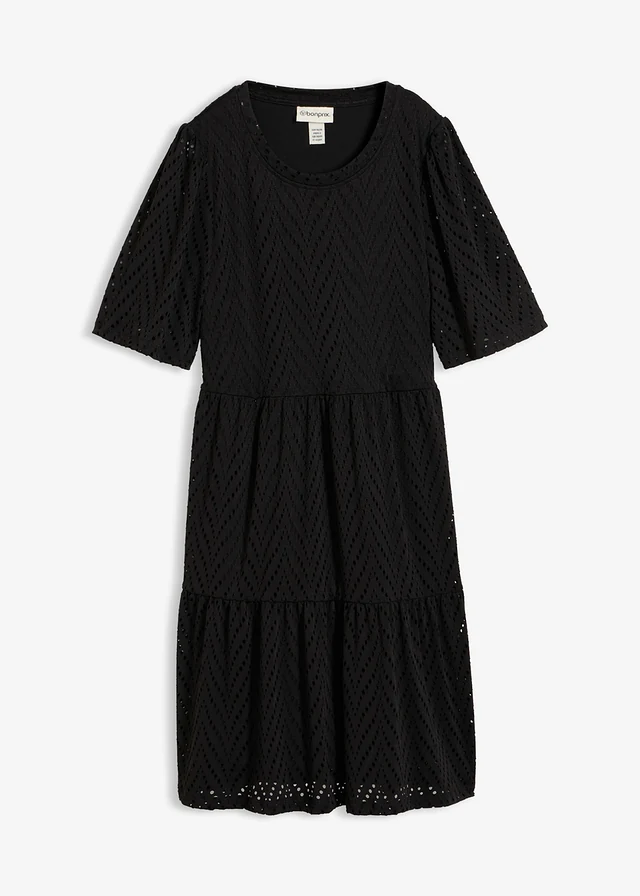 Rochie tricot • negru • magazin bonprix