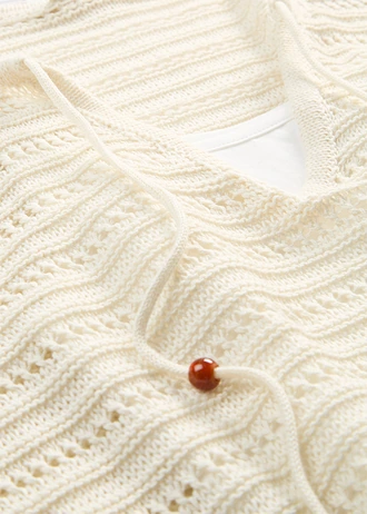 Gebreide mini jurk • wolwit • bonprix online shop