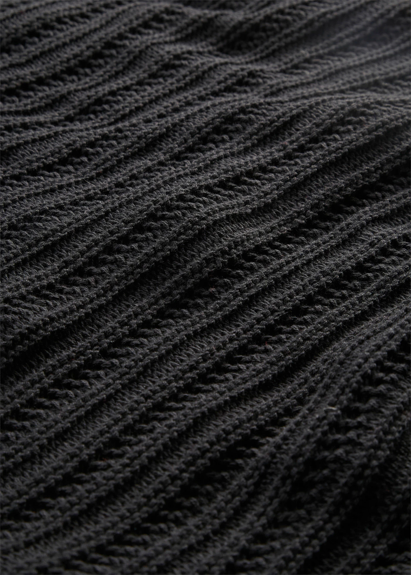 Jupe longue en maille • noir • Boutique bonprix