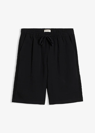 Bermuda à taille élastiquée
