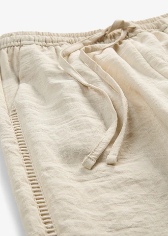 Bermuda à taille élastiquée • sable clair • Boutique bonprix