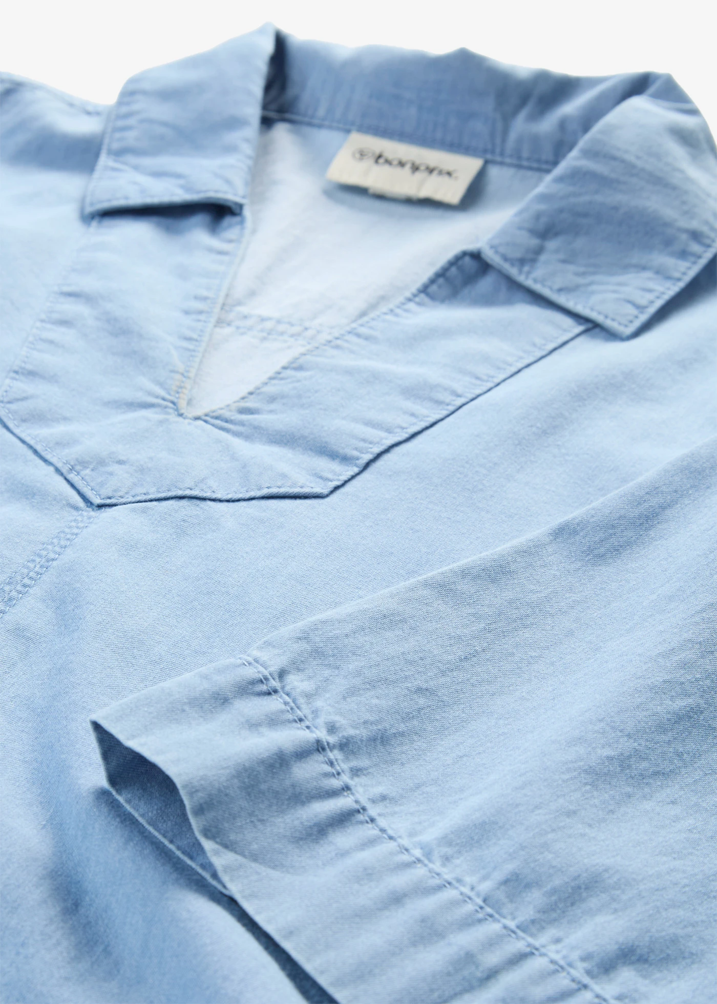 Tuniková blúzka, džínsová, z bio bavlny • ľadovo modrá denim used • obchod bonprix