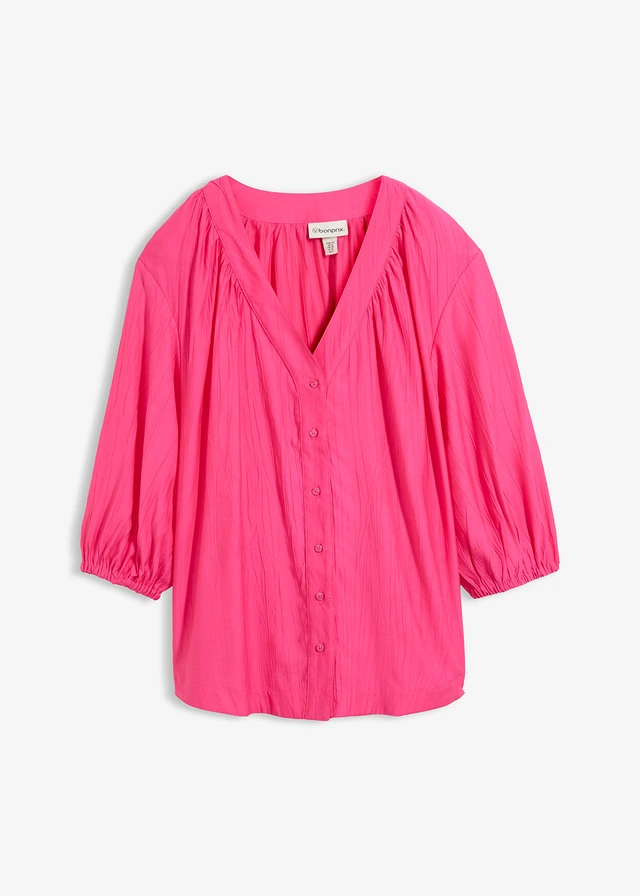 Chemisier doux et oversize • fuchsia • Boutique bonprix