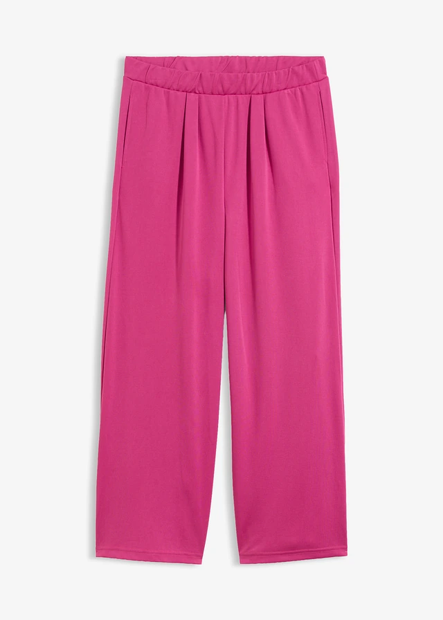 Jersey broek van een zachte viscosemix • fuchsiapink • bonprix online shop