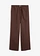 Pantalon doux en gaze de coton, Couleur: marron foncé