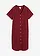 Sukienka koszulowa z miękkiego muślinu, kolor: czerwony rubinowy