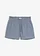 Short en gaze 100% coton, Couleur: bleu fumé