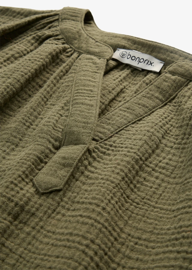 Robe courte 100% coton • olive foncé • product-page.page-title-suffix