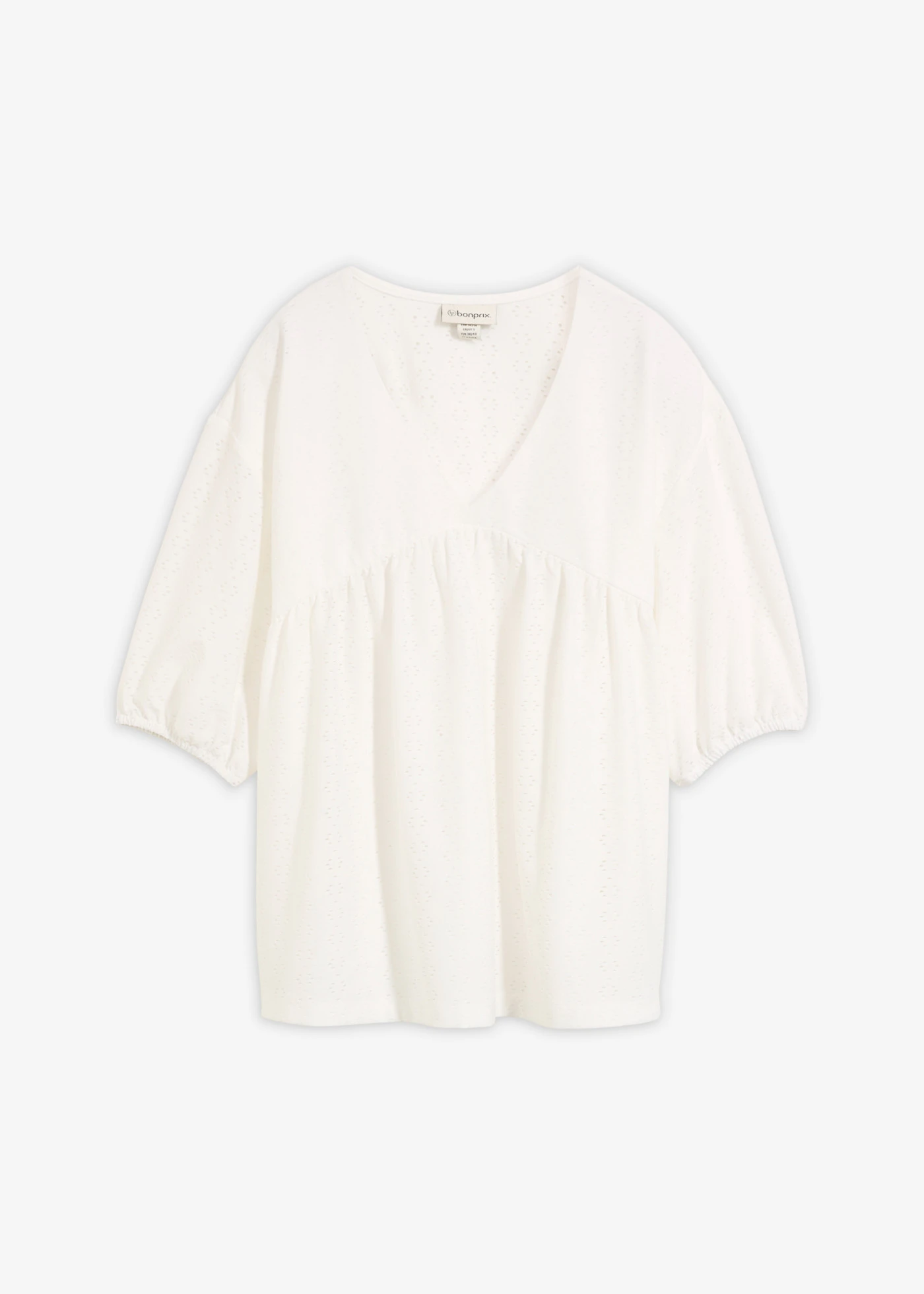 Blouse ornée de belles broderies • blanc • Boutique bonprix