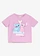 T-shirt Disney Stitch & Angel, Couleur: mauve