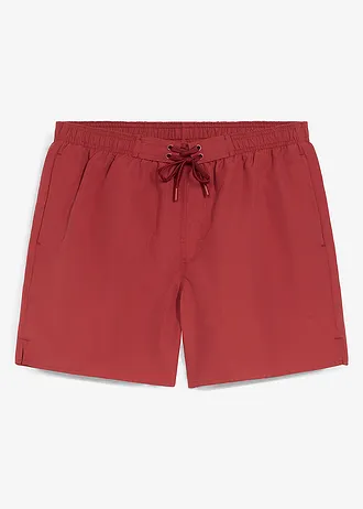 Zwemshort met zijzakken • woestijnrood • bonprix online shop