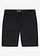 Stretchbermuda met elastische band, regular fit, Kleur: zwart