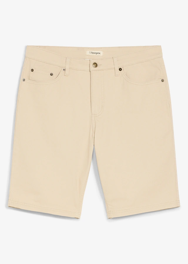 Sztreccs bermuda Classic Fit • világos homok • bonprix áruház