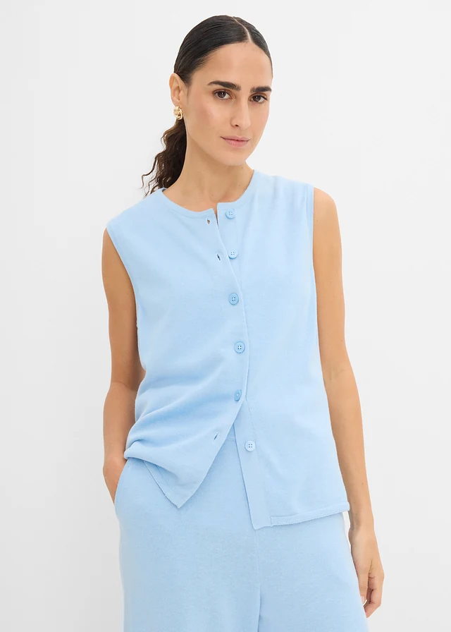 Mouwloos vest voor de zomer