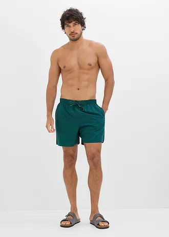 Zwemshort met zijzakken • diepgroen • bonprix online shop