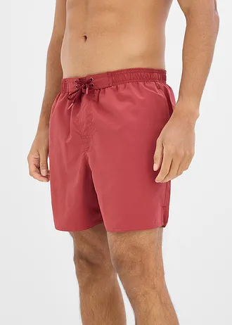 Zwemshort met zijzakken • woestijnrood • bonprix online shop