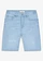 Bermude de blugi cu talie elastică, Regular Fit, culoare: bleu denim