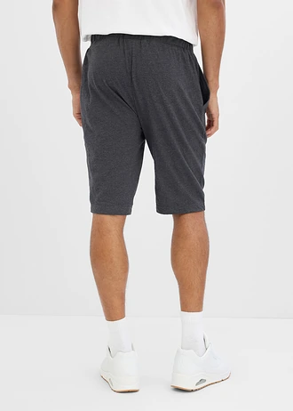 Jersey bermuda van biologisch katoen • antraciet gemêleerd • bonprix online shop