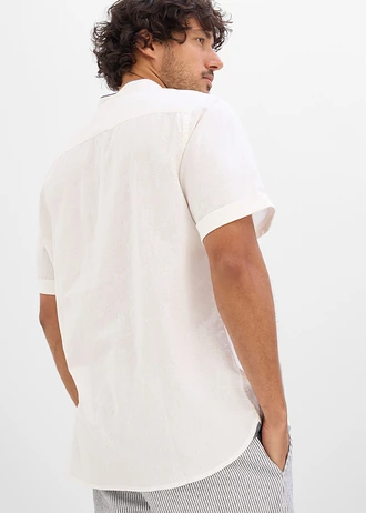 Chemise manches courtes légère, Couleur: blanc