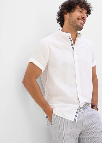Chemise manches courtes légère • blanc • Boutique bonprix