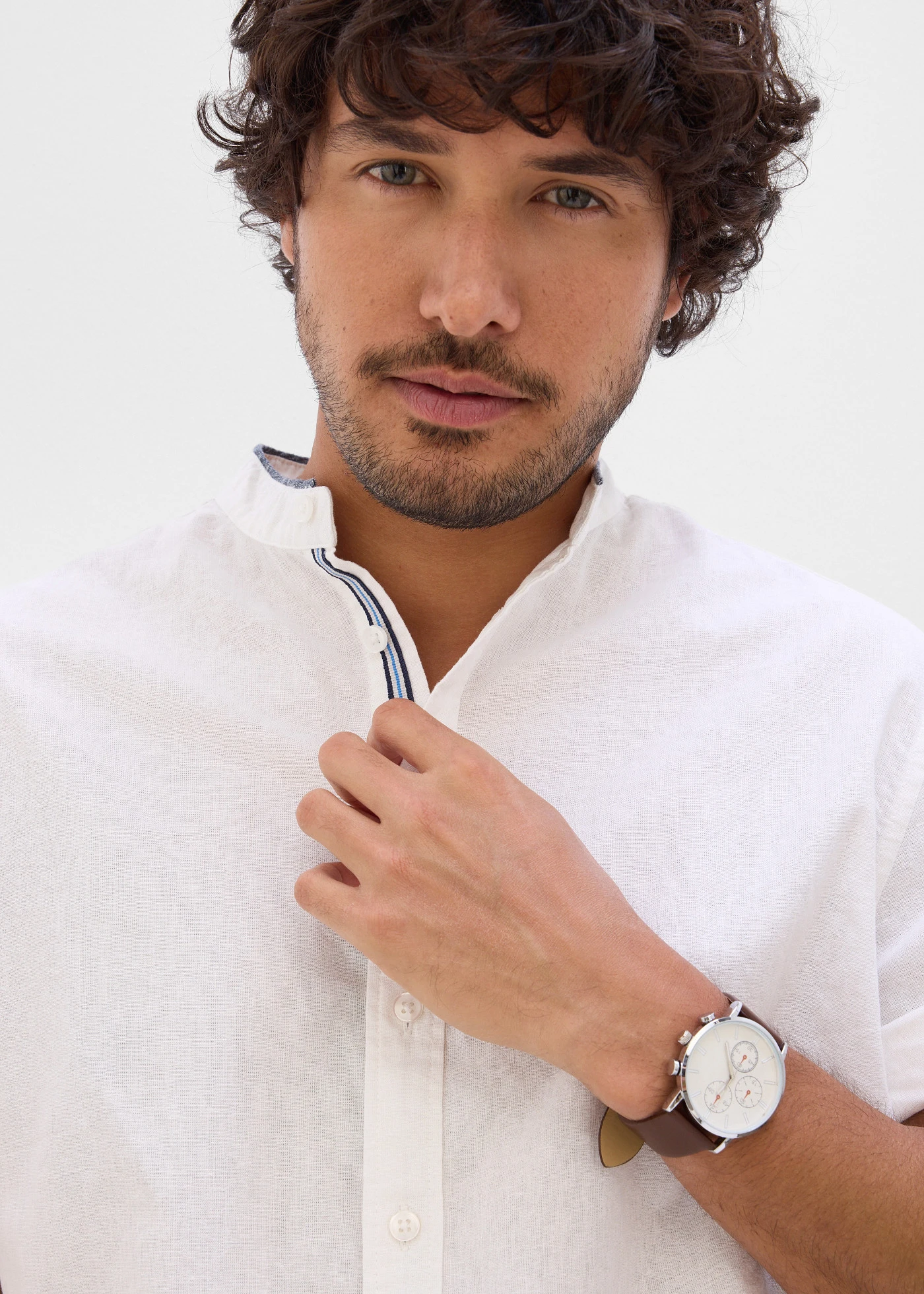 Chemise manches courtes légère • blanc • Boutique bonprix