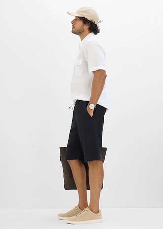 Bermuda léger, regular • noir • Boutique bonprix