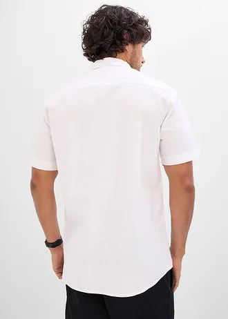 Chemise manches courtes légère • blanc • Boutique bonprix